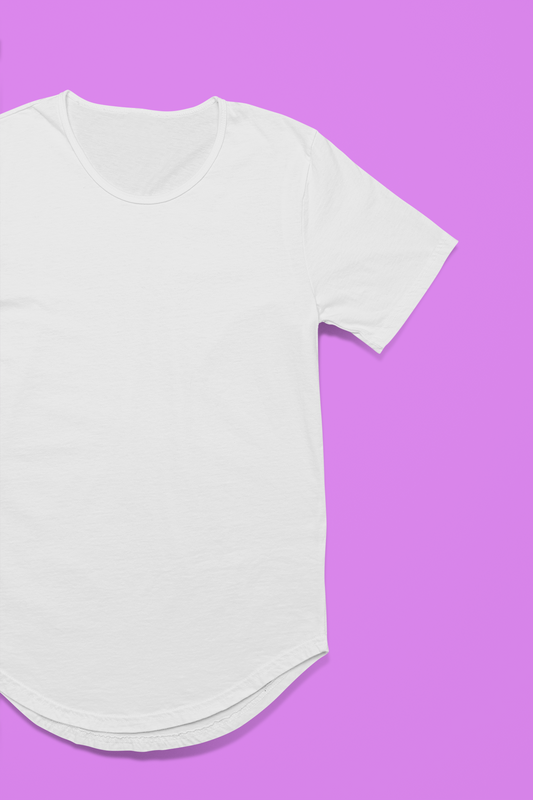 Longline Curved TShirt