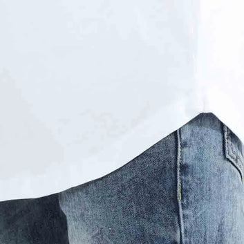 Longline Curved TShirt